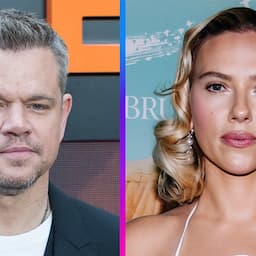 Matt Damon Says His On-Screen Kiss With Scarlett Johansson 'Was Hell'