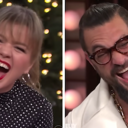Kelly Clarkson Redirects Jason Momoa After He Shows Off NSFW Moves