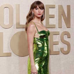 Taylor Swift Goes Green at Globes While Travis Kelce Is Nearby at Game