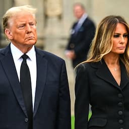 Melania Trump Joined by Donald and Barron at Her Mother's Funeral 