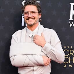Pedro Pascal Makes His Arm Sling Stylish at 2024 Critics Choice Awards