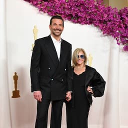 Bradley Cooper Hits the 2024 Oscars Red Carpet With His Mom Gloria