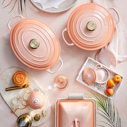 Le Creuset Launches Pêche Collection Just in Time for Mother's Day