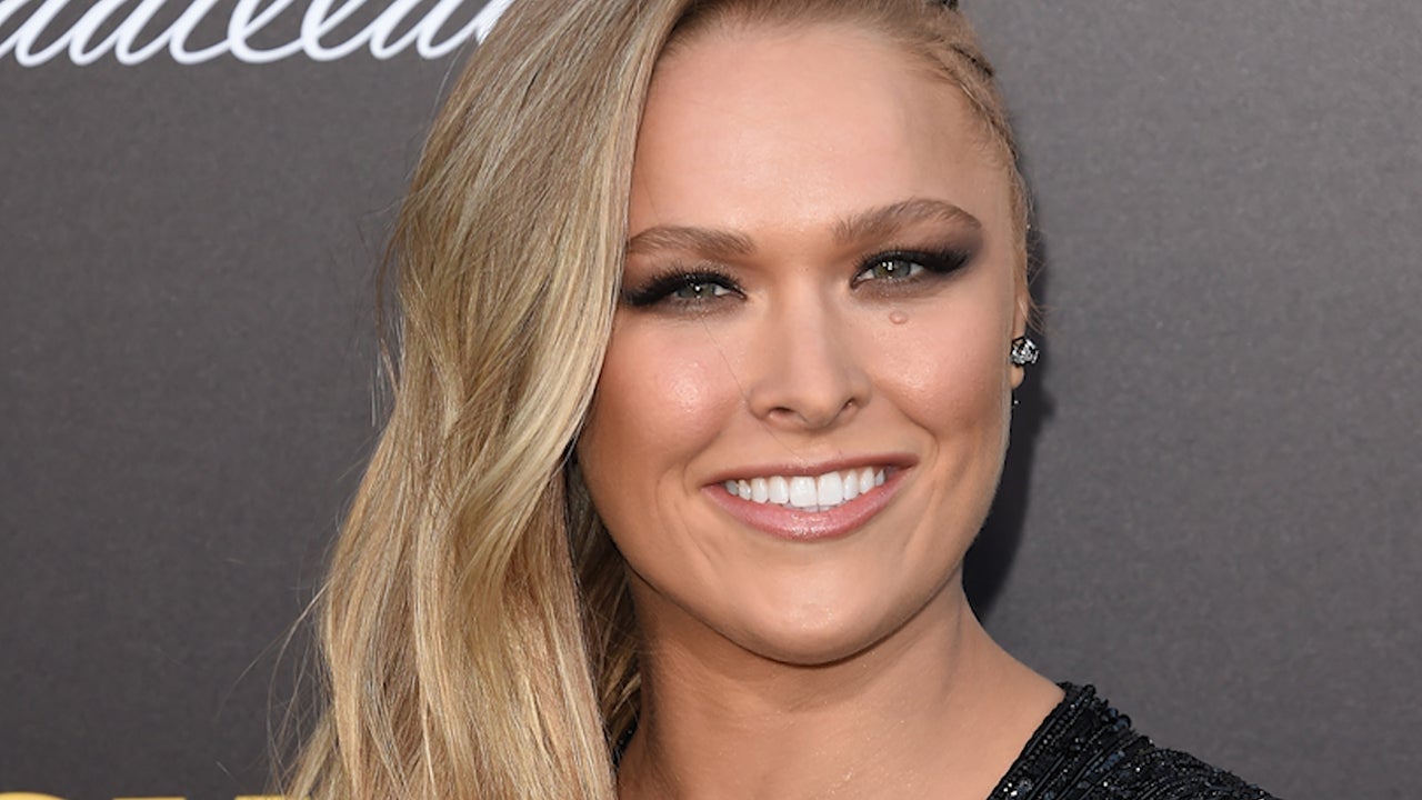 Ronda Rousey Poses In Body Paint For Sports Illustrated Swimsuit