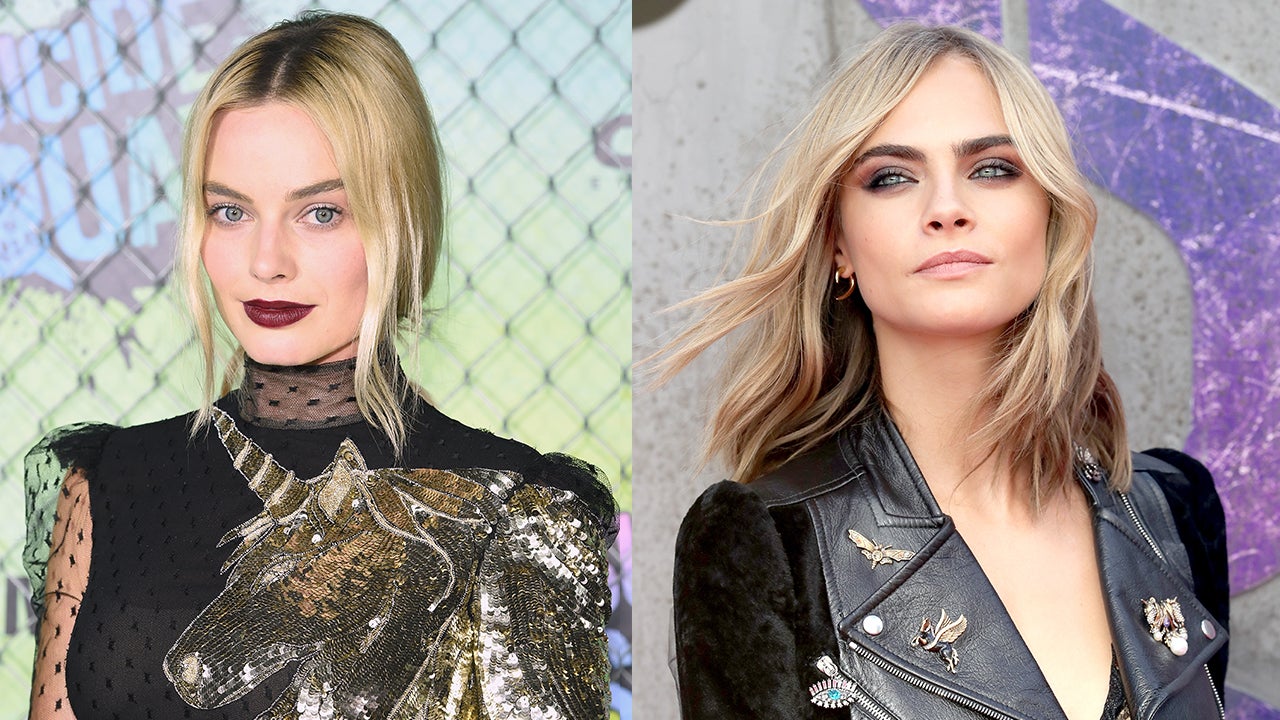 'Suicide Squad' Stars Margot Robbie and Cara Delevingne Can't Stop