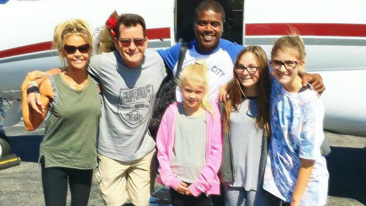 Charlie Sheen Turns 51 With Ex Wife Denise Richards, His Daughters and