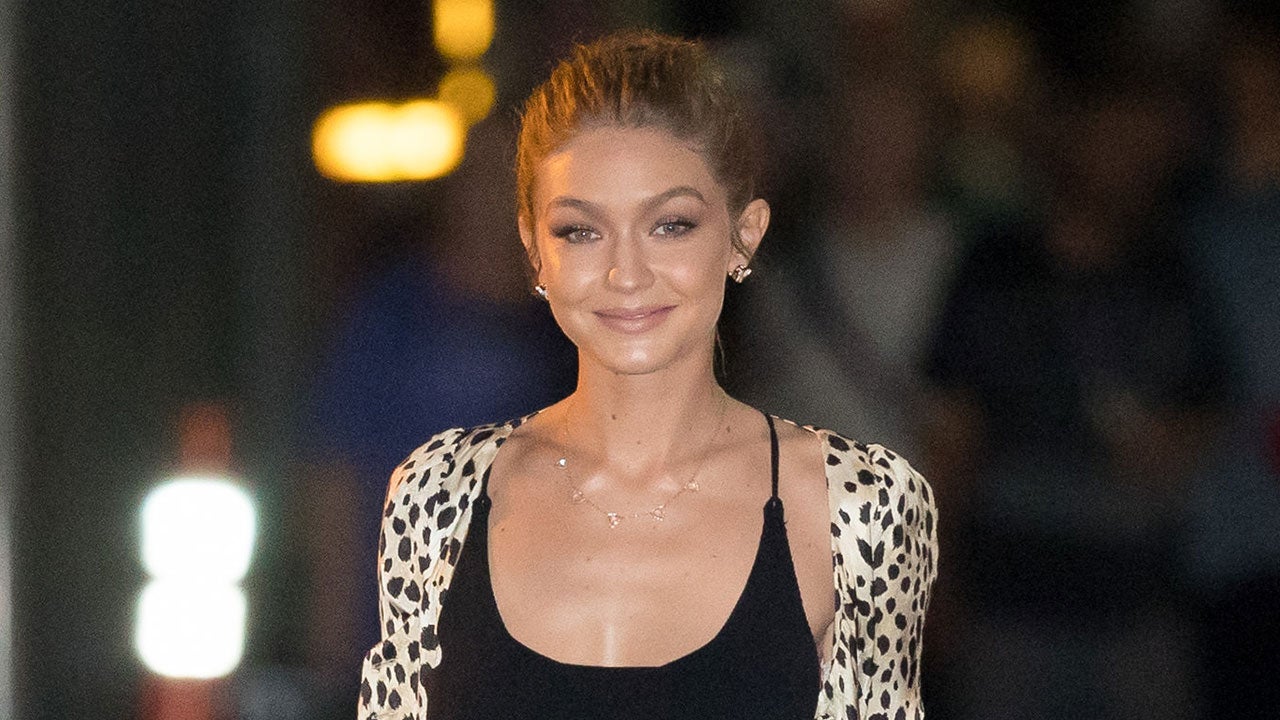 Gigi Hadid Shows Off Curves In Two Stunning On Trend Ensembles At Jimmy Kimmel Live