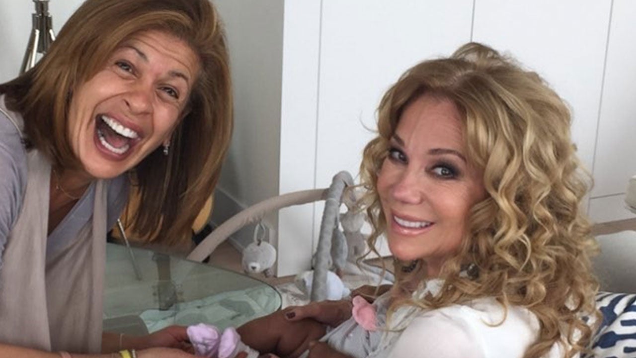 Kathie Lee Ford Finally Meets Hoda Kotb S Daughter Haley Joy See The Sweet Pic