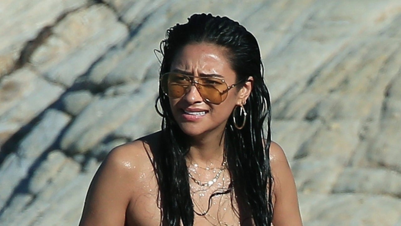 Pretty Little Liars Star Shay Mitchell Goes Topless On The Beach In