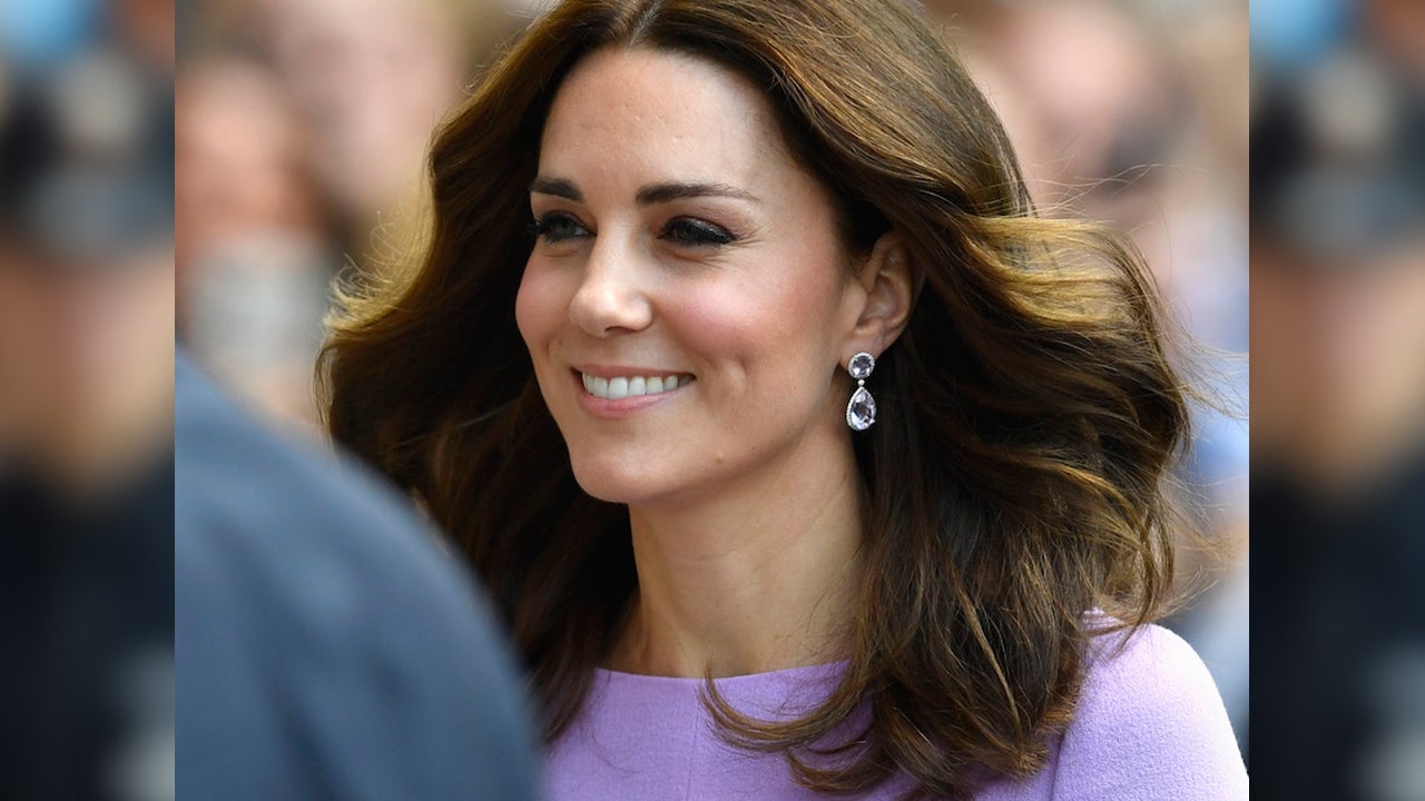 Kate Middleton Is the Epitome of Perfection in Pretty Purple Dress