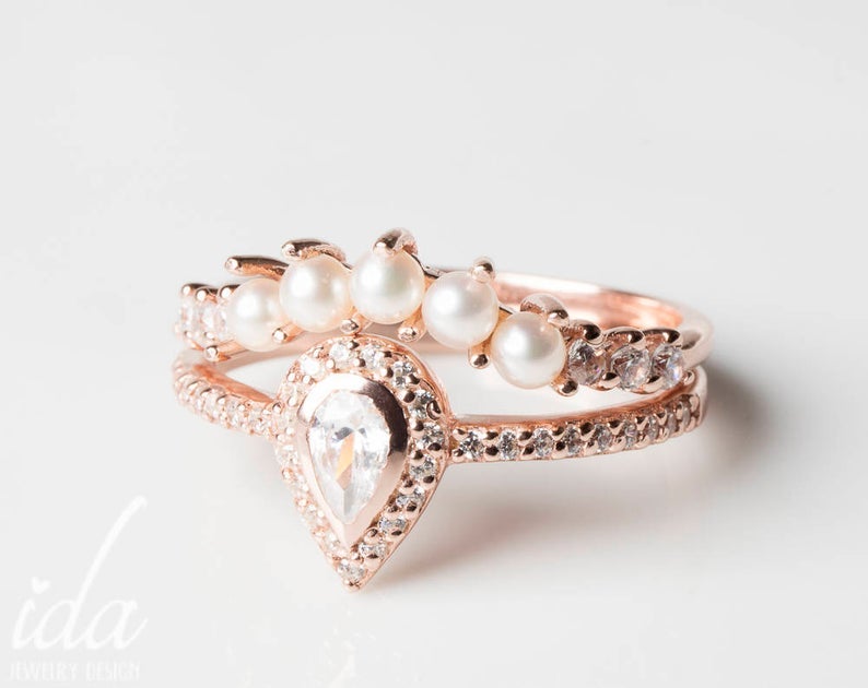 Ida Jewelry Design Pearl Diamond Wedding Ring Set.jpg
