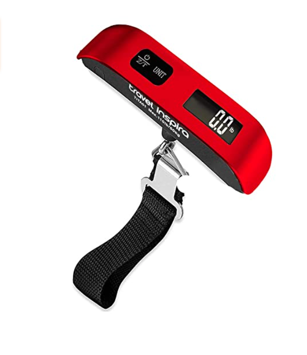 Travel Inspira 110LB Digital Luggage Scale with Overweight Alert