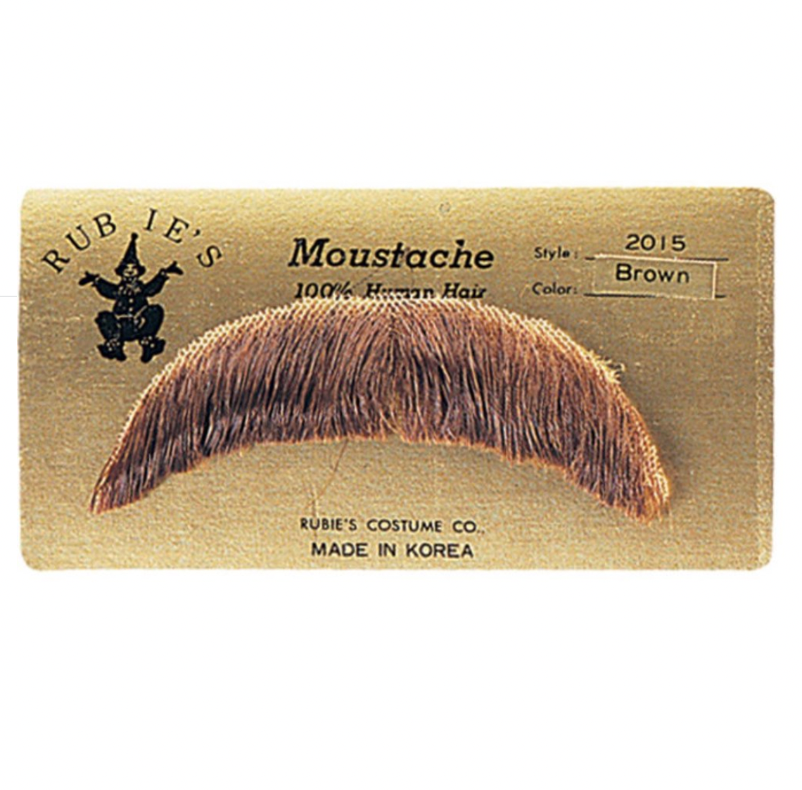 Brown Basic Character Moustache