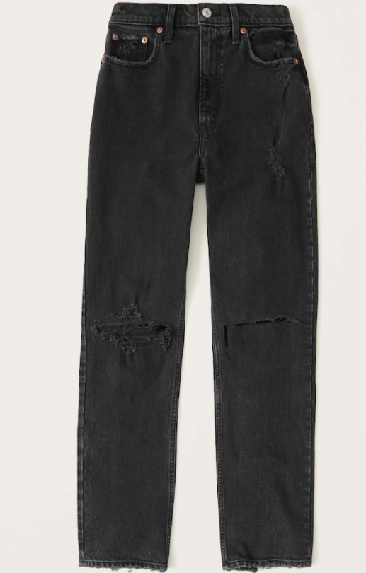 Abercrombie & fitch 90s ultra high rise straight jeans