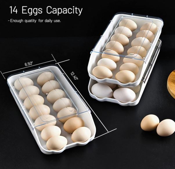 Z&Xin Smart Egg Storage Organizer
