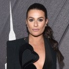 Lea Michele at pregrammy party