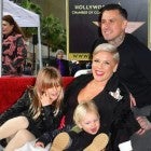 Pink and family at Hollywood Walk of Fame ceremony