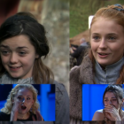 Sophie Turner and Maisie Williams React to Their Early 'GOT' Scenes!