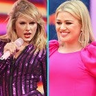 Kelly Clarkson and Taylor Swift (inset)