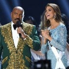 Steve Harvey and Miss Colombia