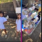 North West and Penelope Disick Start a Lemonade and Jewelry Stand!