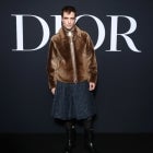 Robert Pattinson wears skirt during Paris Fashion Week