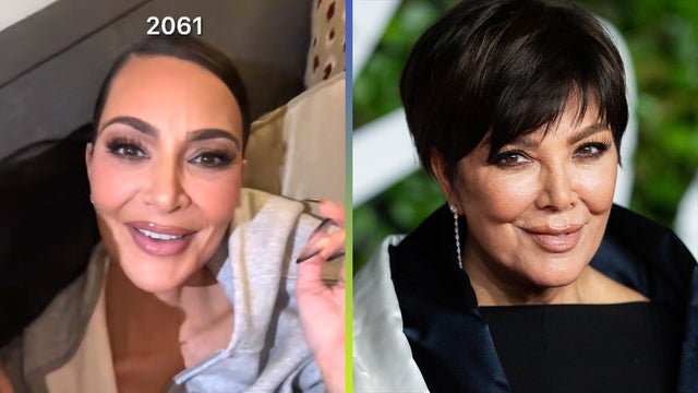 Kim Kardashian Looks Exactly Like Mom Kris Jenner With TikTok Filter and It Freaks Her Out