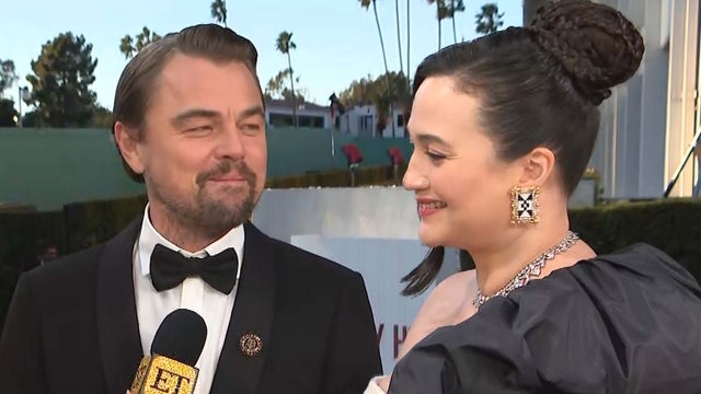 Leonardo DiCaprio and Lily Gladstone Brought Their Moms as Their Golden Globes Dates! 