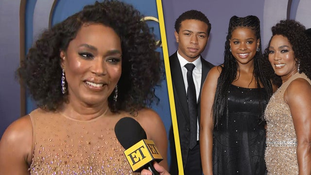 Angela Bassett on Rare Outing With Kids at Governors Awards