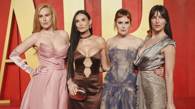 Demi Moore Enjoys Girls Night Out With All Three Daughters at Vanity Fair Oscars Party