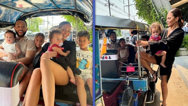 Chrissy Teigen and John Legend Take Entire Family to Thailand