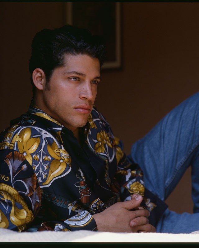 Sandra Bullock's Beau, Bryan Randall, Rocks Leather Pants in Early '90s
