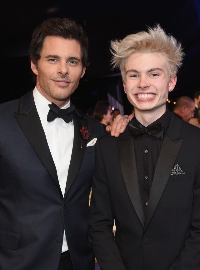 James Marsden Brings 15YearOld Son Jack to the SAG Awards See the