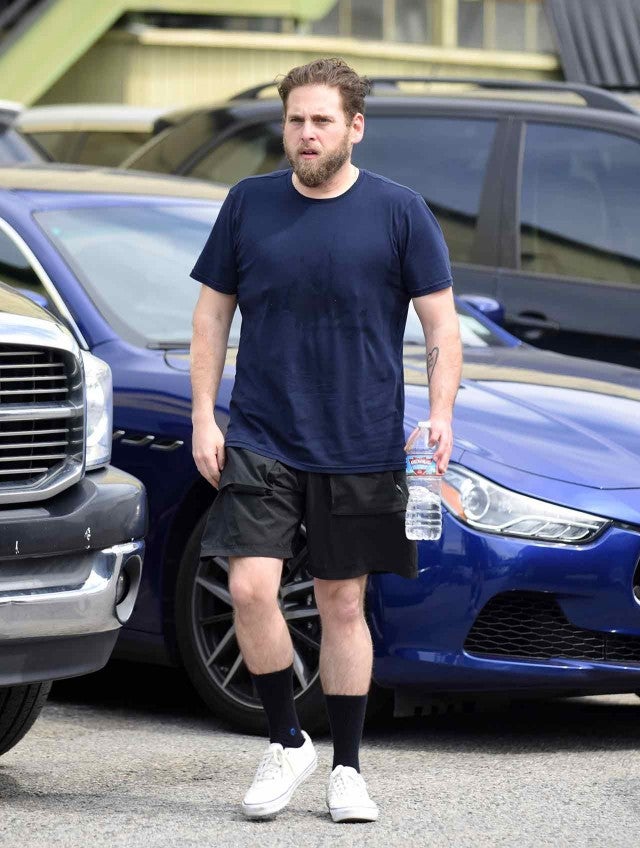 Noticeably Slimmer Jonah Hill Spotted Leaving the Gym in Los Angeles See the Pic