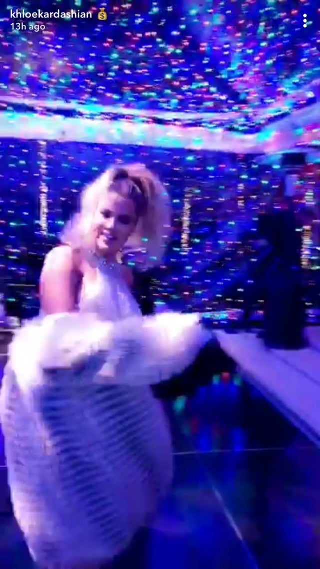 khloe christmas dress Khloe Kardashian's Christmas Magic: Galia Lahav's Crystal Elegance Lig