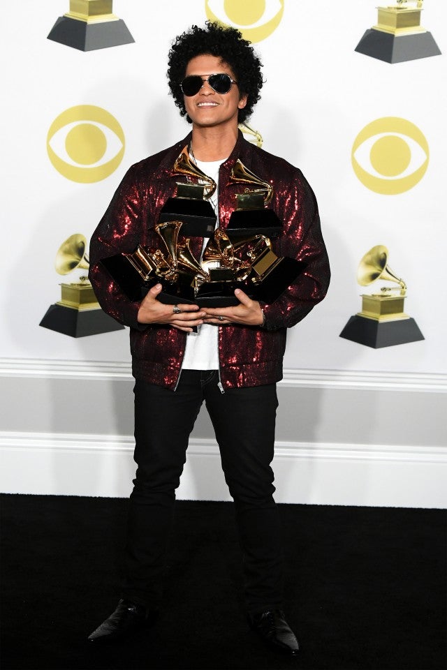 Bruno Mars Sweeps the 2018 GRAMMYs With 7 Awards Entertainment Tonight