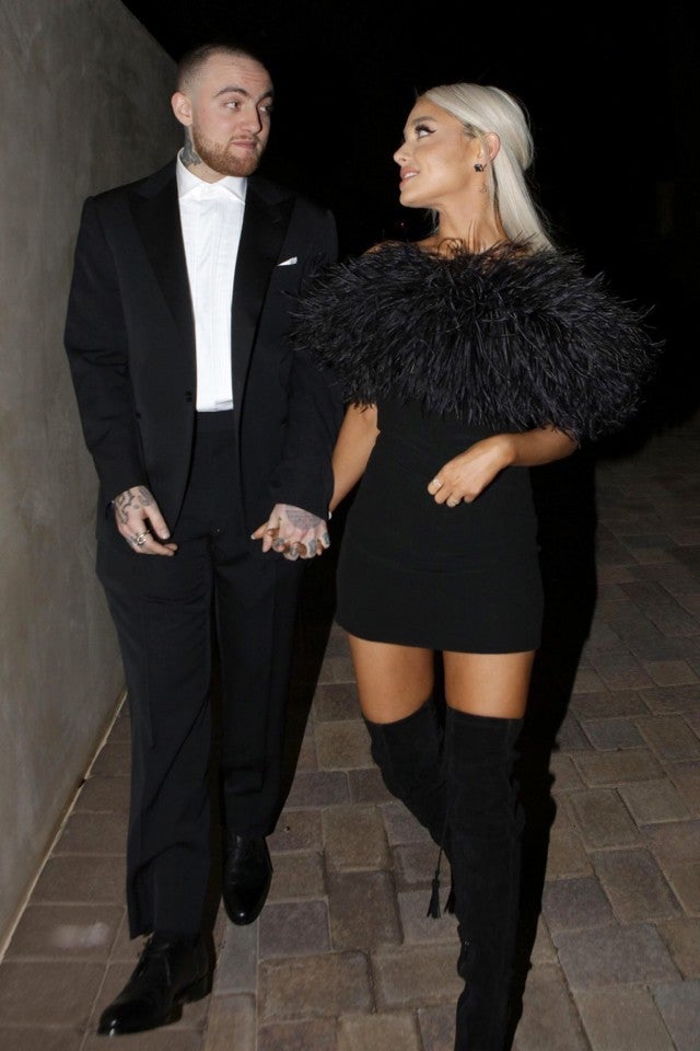 Mac Miller Ariana Grande and Oscar party