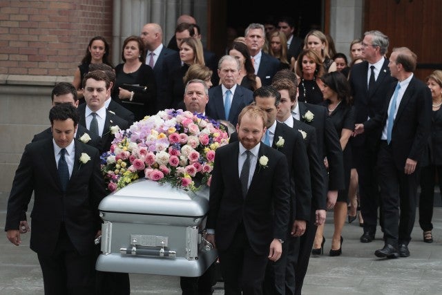 Barack and Michelle Obama, Melania Trump & More Attend Barbara Bush’s Funeral