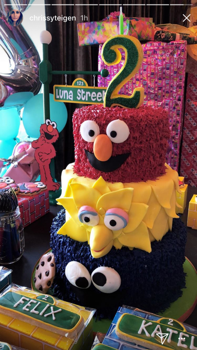 Chrissy Teigen Throws Daughter Luna an Adorable ‘Sesame Street’-Themed Birthday Party