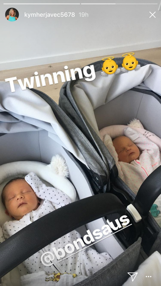 Kym Johnson’s Newborn Babies Are ‘Twinning’ in Adorable New Photo