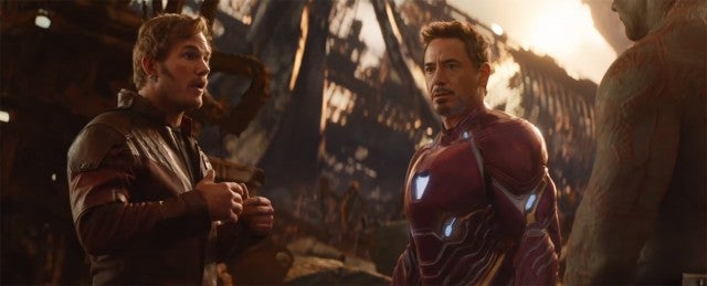 Star-Lord and Iron Man