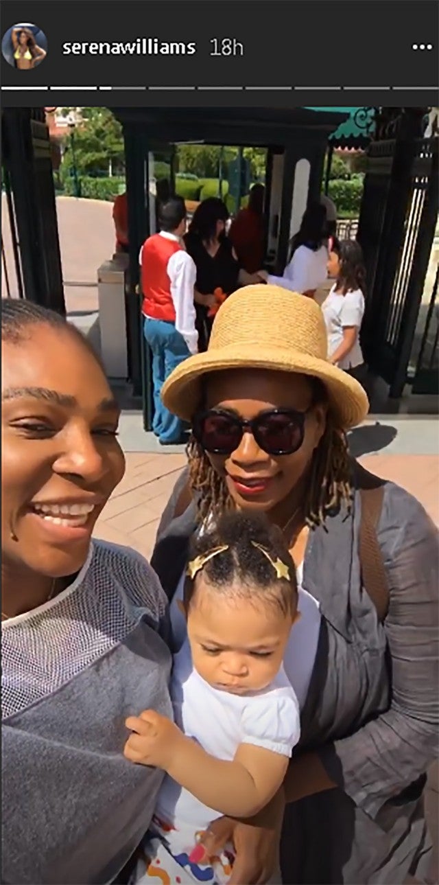Serena Williams takes daughter Olympia to Disneyland Paris after exiting French Open early - AOL ...