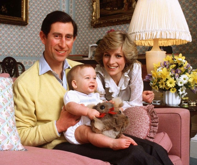 Charles, Diana and Villiam