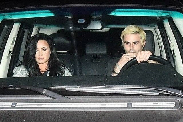 Demi Lovato and Henry Levy out to dinner on Nov. 4, 2018.