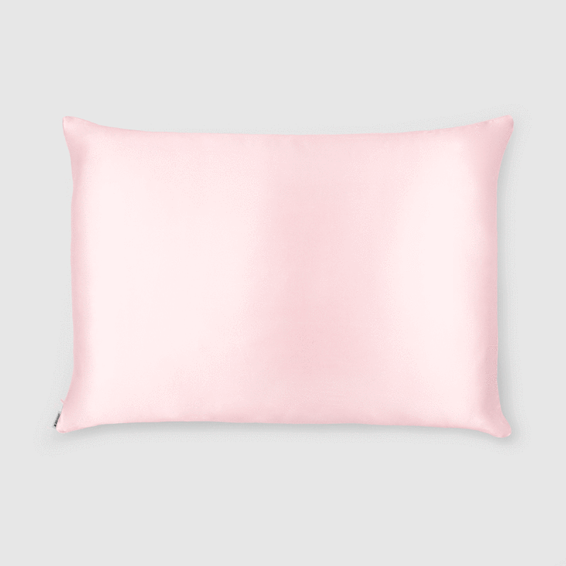 Shhh Silk Pink Silk Pillowcase