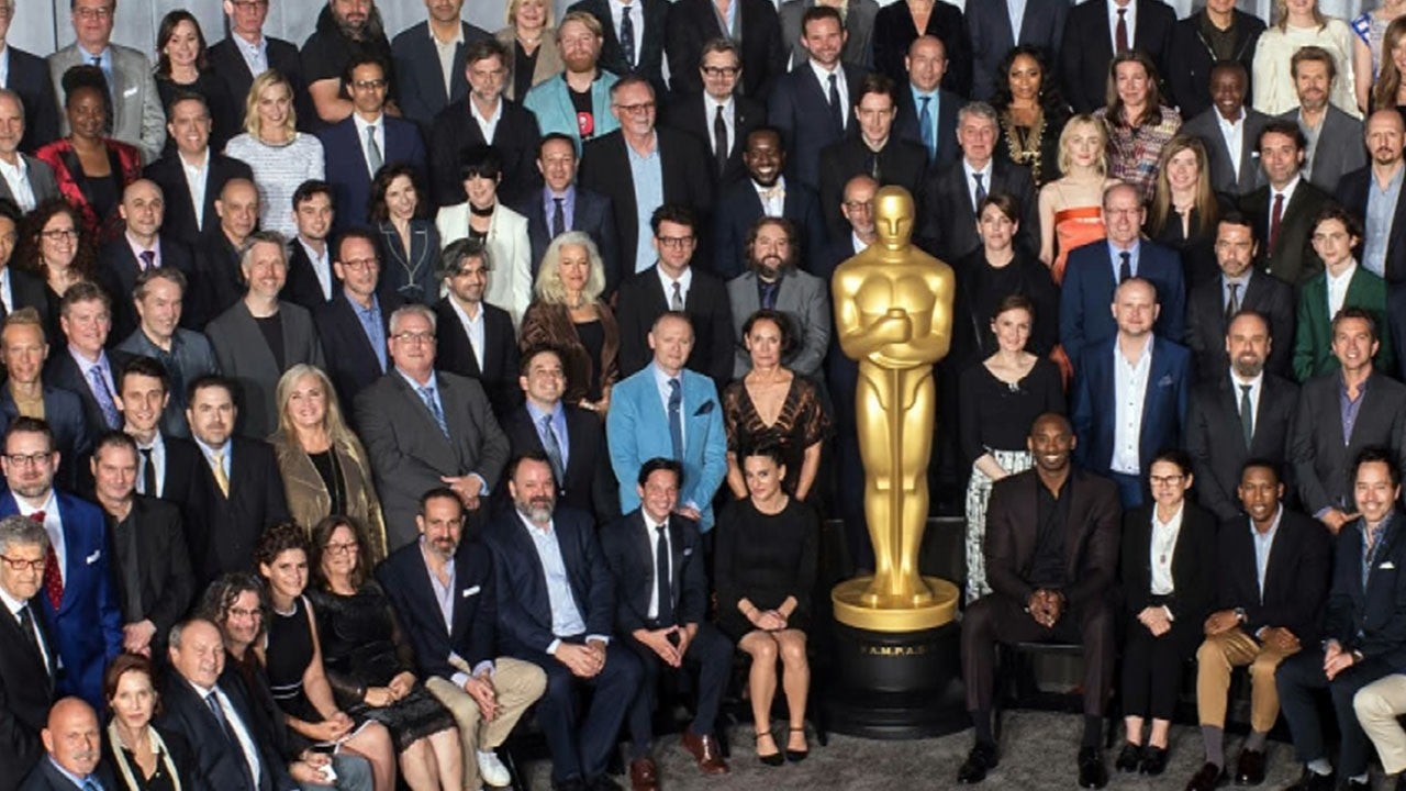 Oscar Nominees 2018 Go Behind the Scenes of Their 'Class Photo