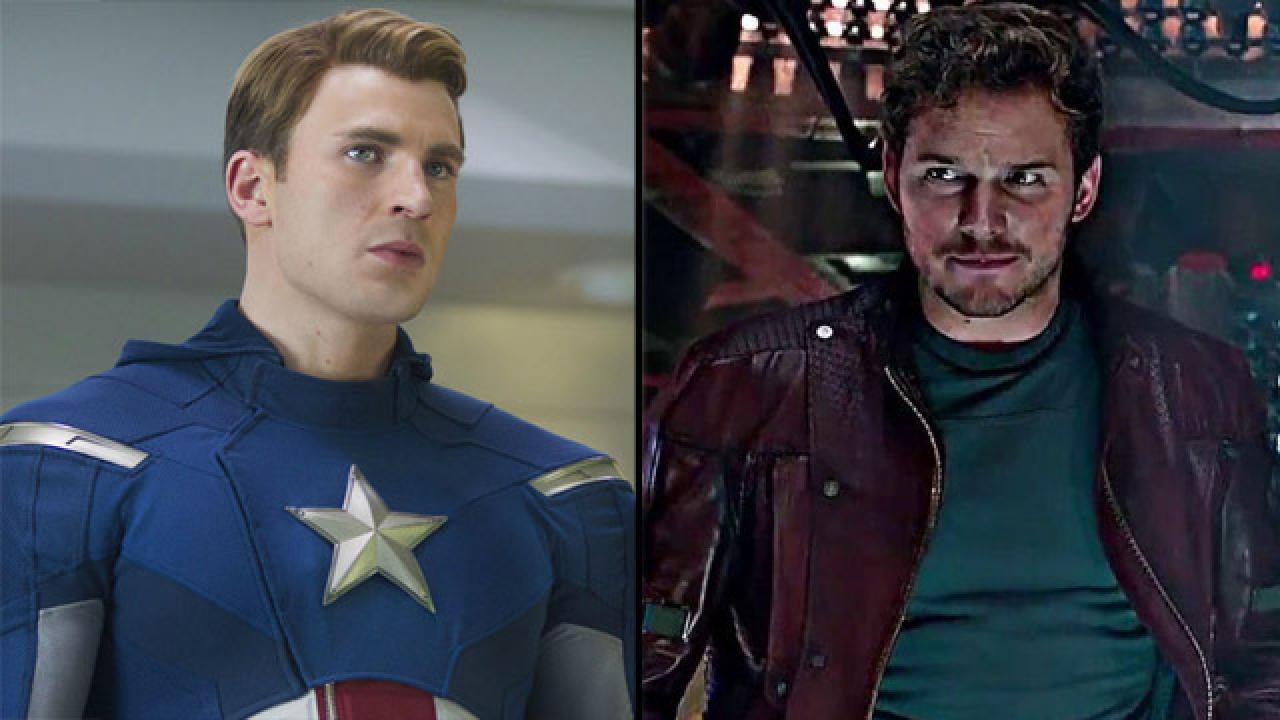 Marvel Showdown: Chris Pratt and Chris Evans Go to Battle Over the Super Bowl | Entertainment ...
