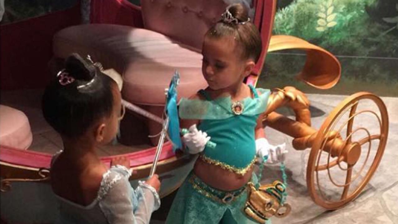 North West and Penelope Disick Get Full Princess Makeovers in Disneyland See the Cute Pics