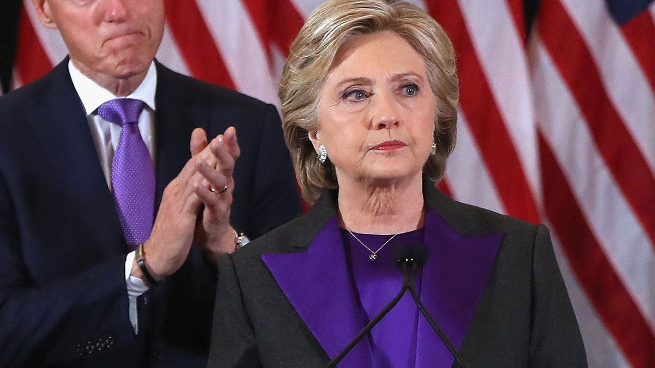 Purple Ties anyone? From Hillary's concession speech.