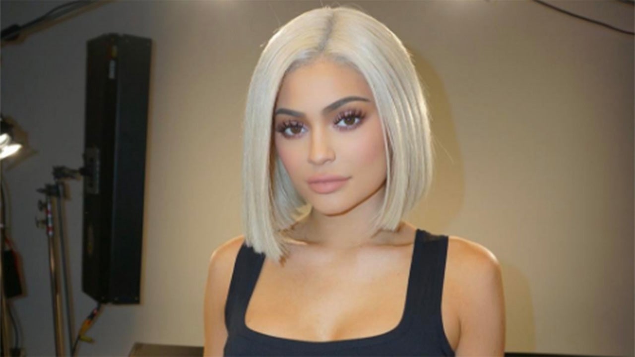 Kylie Jenner Rocks New Blonde Bob, Goofs Off With ...